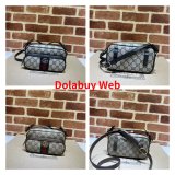Brown/Blue Gucci Replica Ophidia GG 722557 Bag