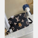 Louis Vuitton Bicolor Monogram Empreinte Leather M45773 Pochette Métis