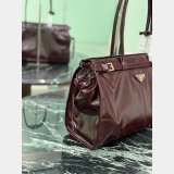 TOP Prada Bonnie Leather Handbag 1BA426/1BA433