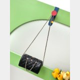 Wholesale AP4474 Black Replica Classic Clutch With Chain Bags