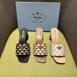 Prada Logo-plaque Slip-on Sandals