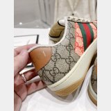 Gucci Dirty Embroidery Cowhide Shoes Replica Shop
