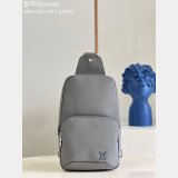 Louis Vuitton High Quality Designer Replica Avenue Sling M30443 Taiga Bag