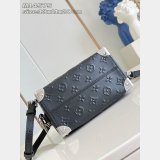 Louis Vuitton Speedy 20 Trunk Bag M14575 Luxury Black Perfect