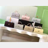 AAA+ AP3238 Flap Phone Holder With Chain Grained Shiny Bag