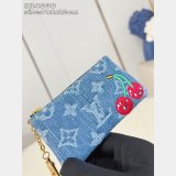 Louis Vuitton LV x TM Key Pouch Monogram Denim M14938 Replica Bag