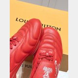 Wholesale 7 Star LV Footprint Soccer Sneaker