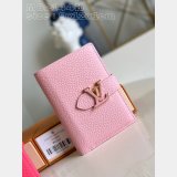 LV M82144/M82198/M82461/M81561 Vertical Compact Wallet Capucines