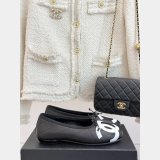 CC Quilted Leather Ballerinas Women Shoes