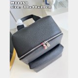 Replica BACKPACK Louis Vuitton DISCOVERY M33450 Black Taiga Bag