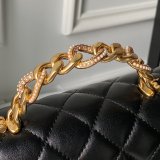 Top Mini Flap Quality AS5813 Black Bag