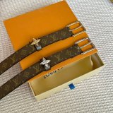 Louis Vuitton Flowergram 2.5cm Monogram Reversible Belt