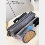 Replicas LV x YK Trio Messenger Monogram Eclipse M46435 Bag