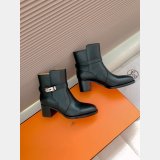 TOP Hermes Saint Germain ankle Leather boot