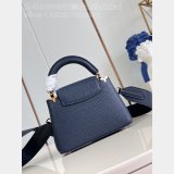 Top Quality Designer Louis Vuitton Capucines Mini M25231 Navy