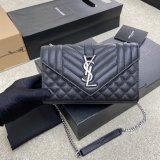 YSL Envelope Wallet on Chain WOC 620280 Bag