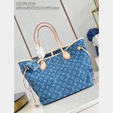 Louis Vuitton Perfect Neverfull MM Monogram Denim M13192 Bag