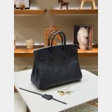 Hermes birkin 25cm calf Leather ostrich Vein bag