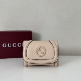 Gucci Wholesale 818795 Blondie Card Case Leather Wallets