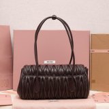 Miu Miu Matelasse Nappa Leather Shoulder Bag 5BD265