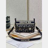 Diorcamp Small Blue Oblique Print Embroidery