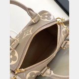 Louis Vuitton Speedy Bandouliere 20 Bicolor Monogram Empreinte Leather