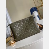Quality Louis Vuitton Replicas Coussin Other Leathers M57782 Khaki Green