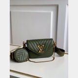 Louis Vuitton Replica M56461/M57864 New Wave Multi Pochette Leather Crossbody
